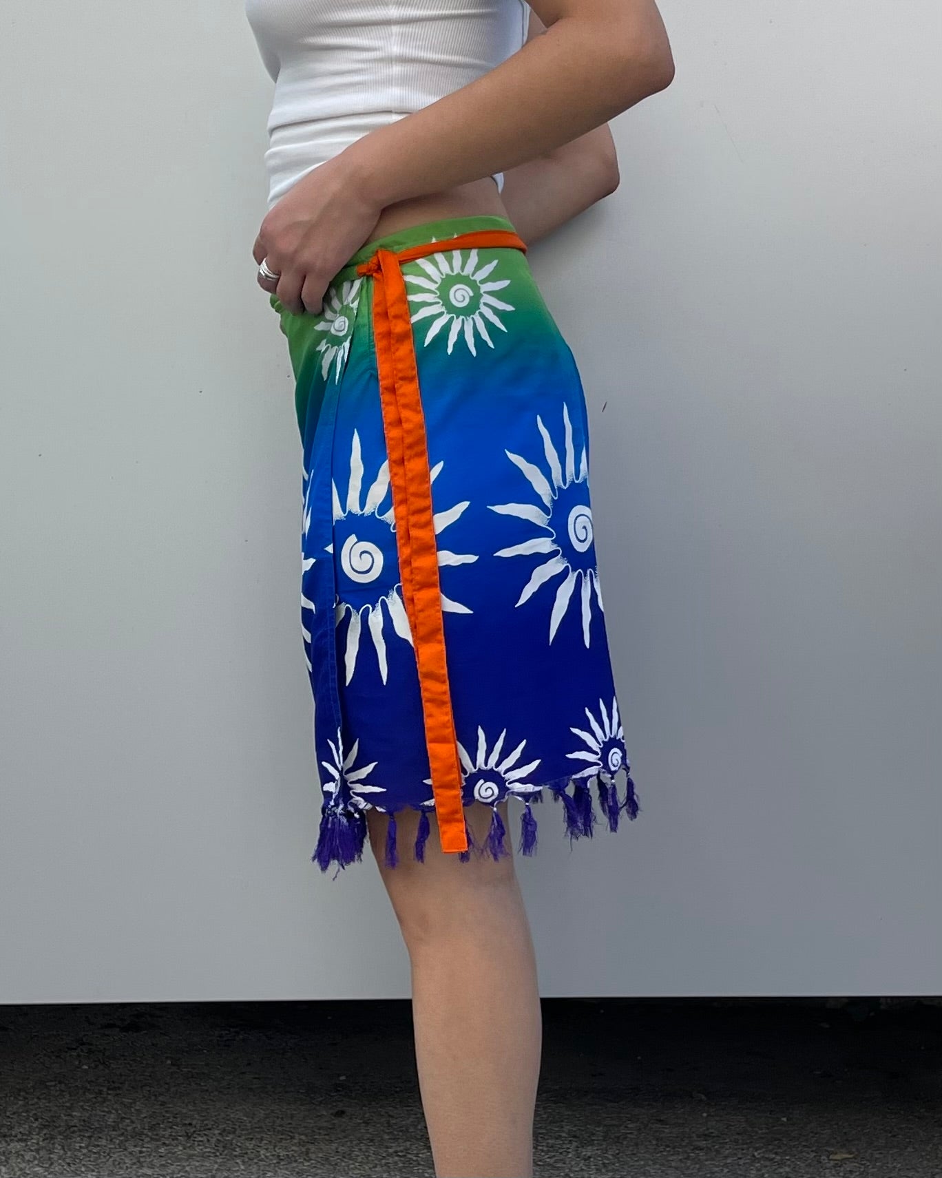 Mini wrap skirt