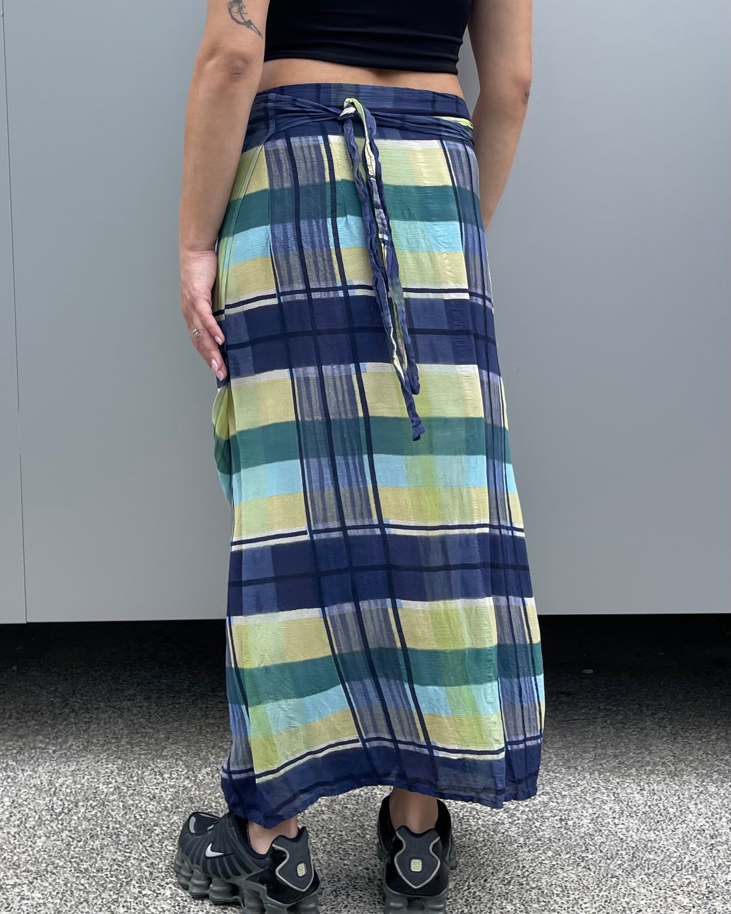 Maxi wrap skirt