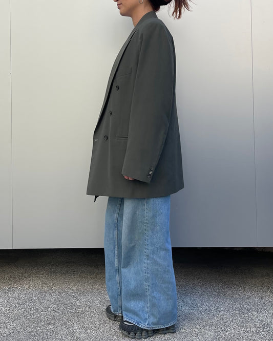 Double breasted overized blazer