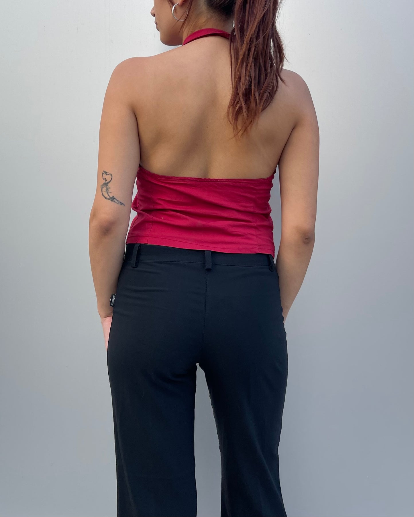 Backless tank top
