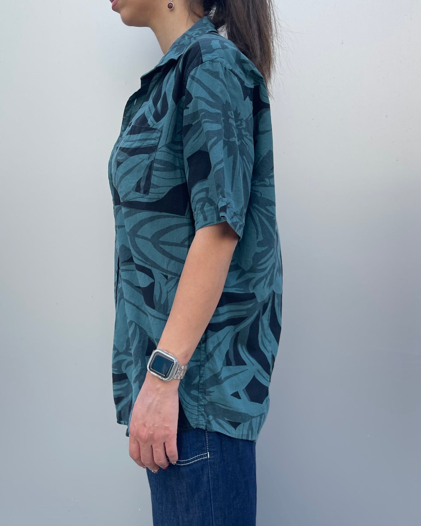 Patterned s/s shirt