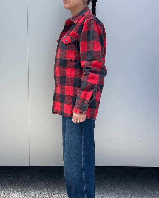 Checked flannel shirt