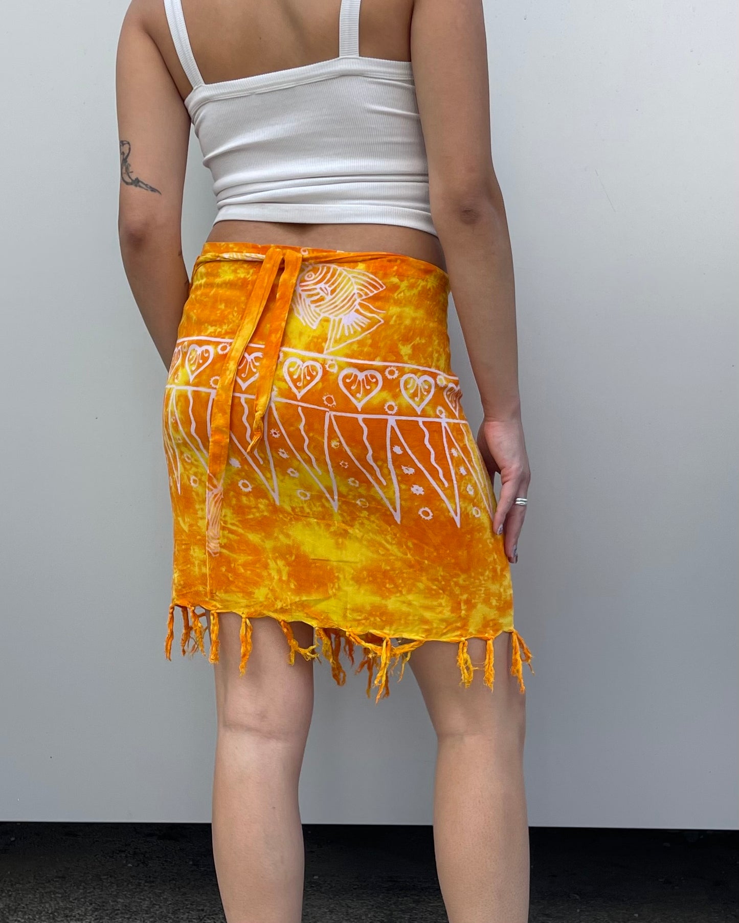 Mini wrap skirt