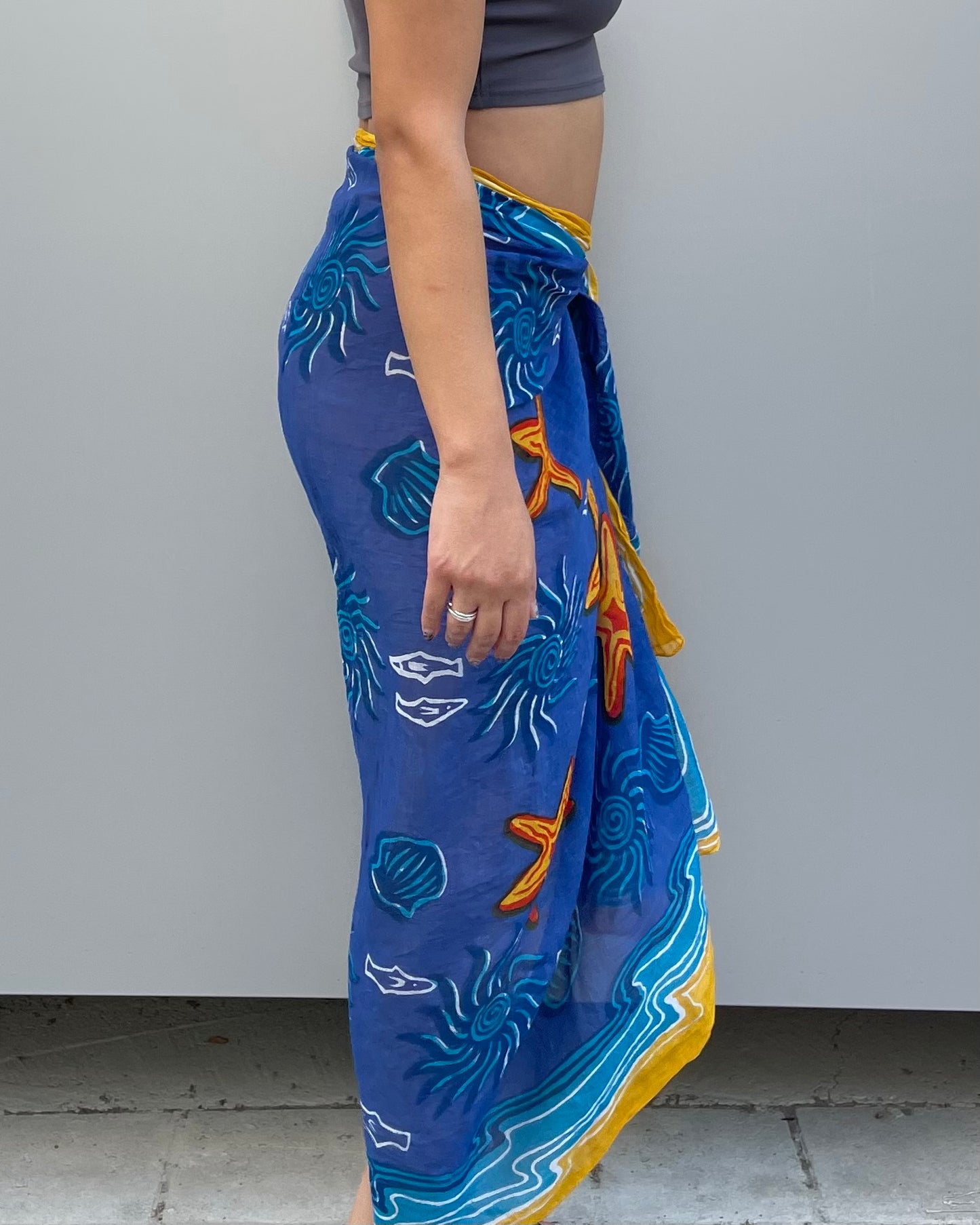 Printed mesh pareo
