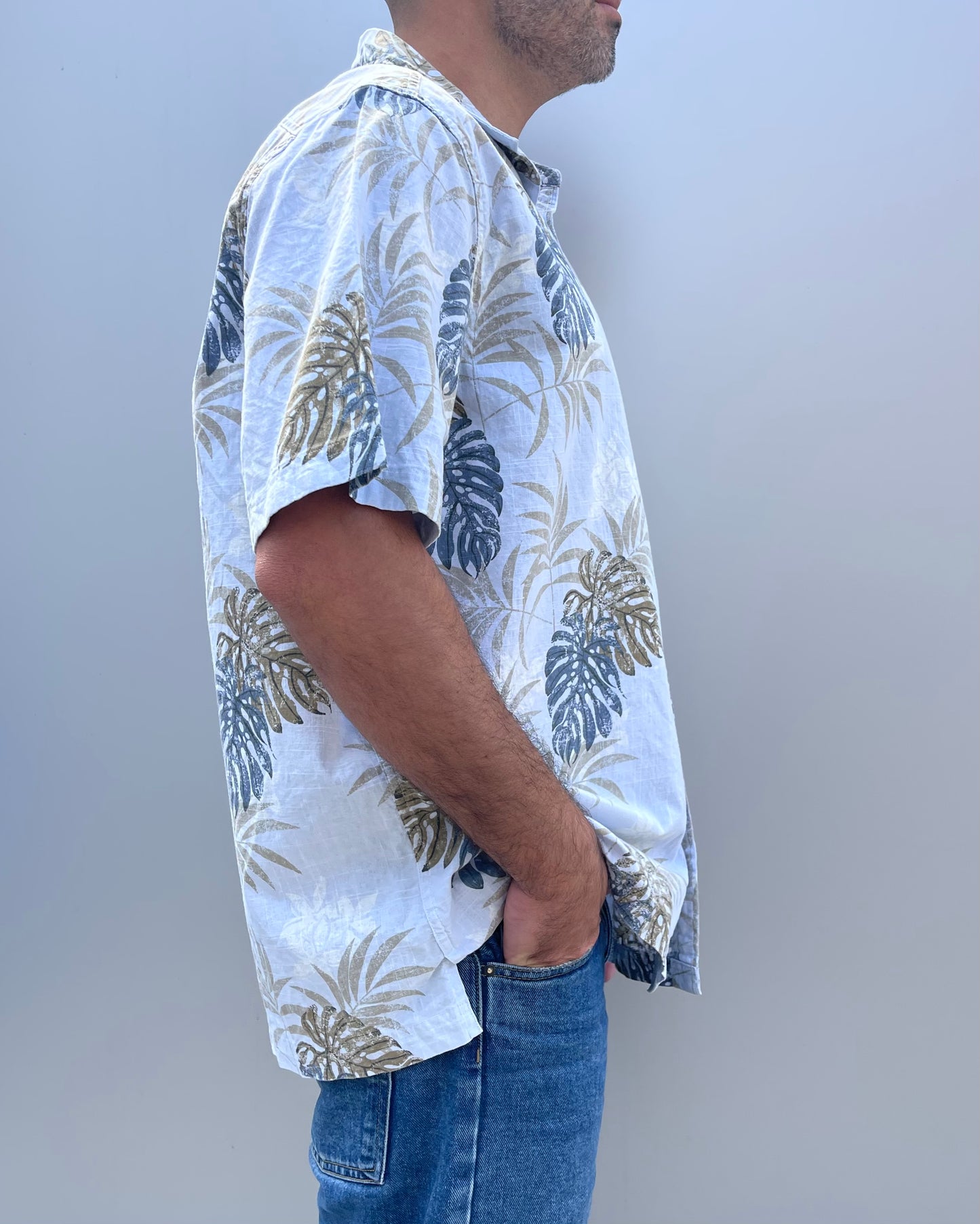Patterned s/s shirt
