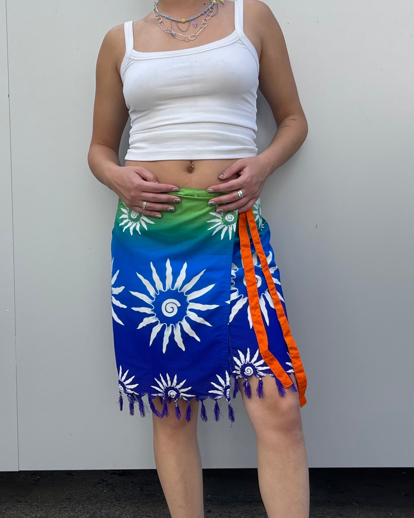 Mini wrap skirt