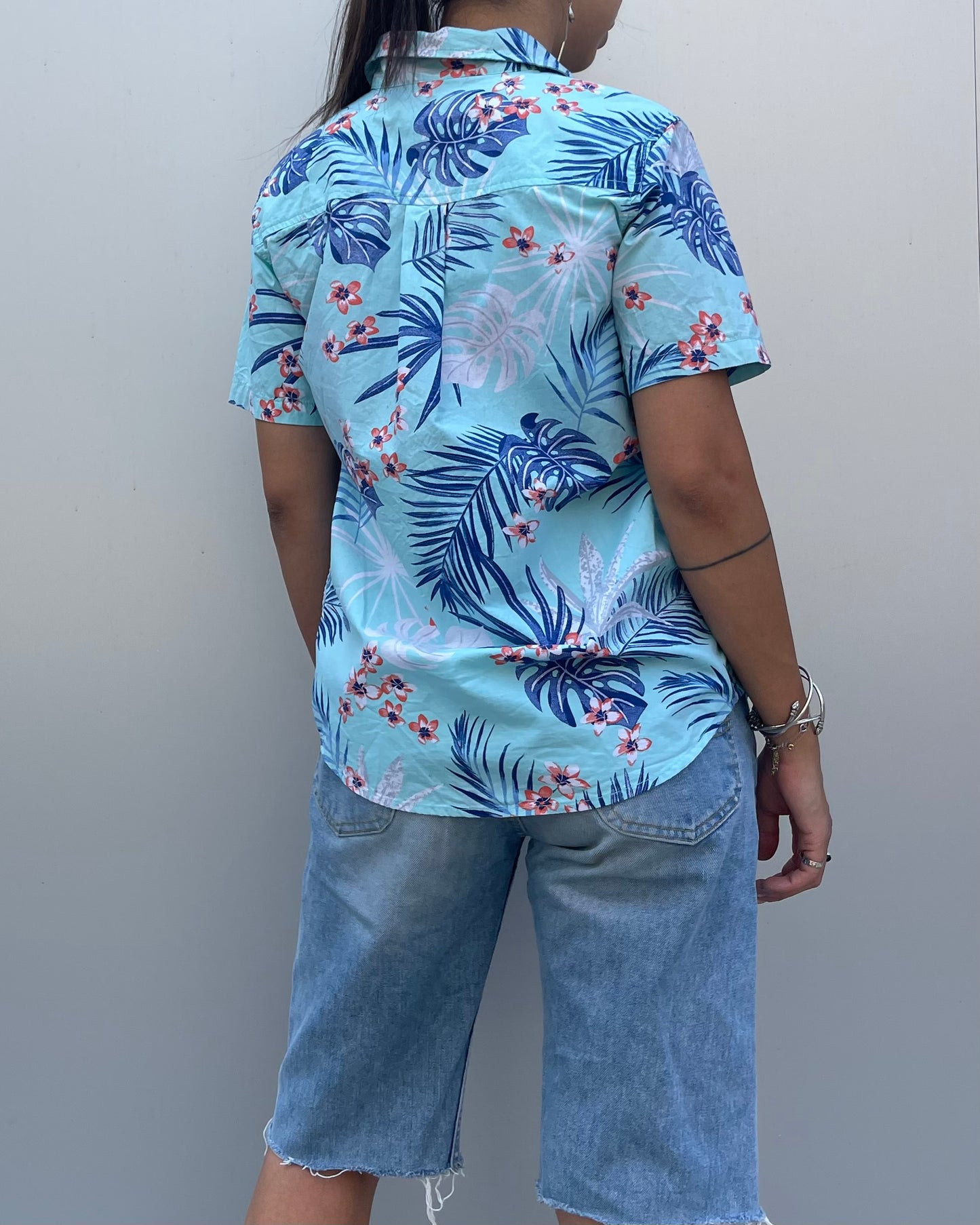 Patterned s/s shirt