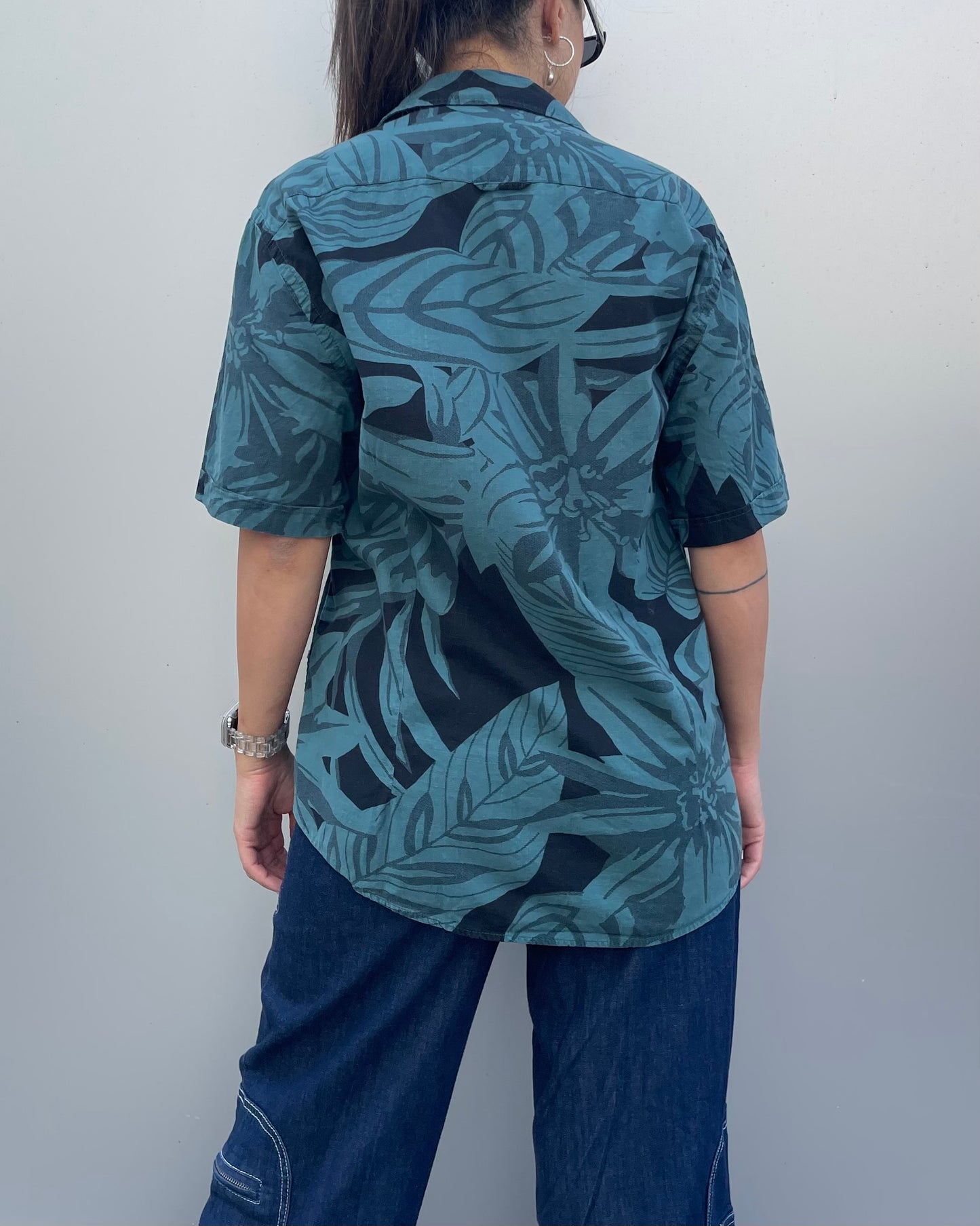 Patterned s/s shirt
