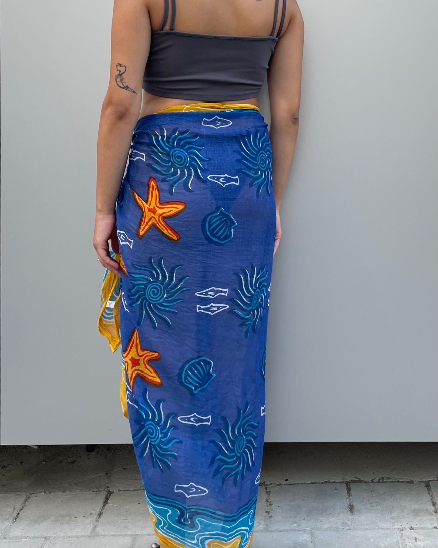 Printed mesh pareo