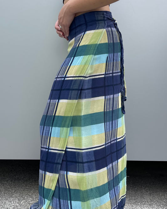 Maxi wrap skirt