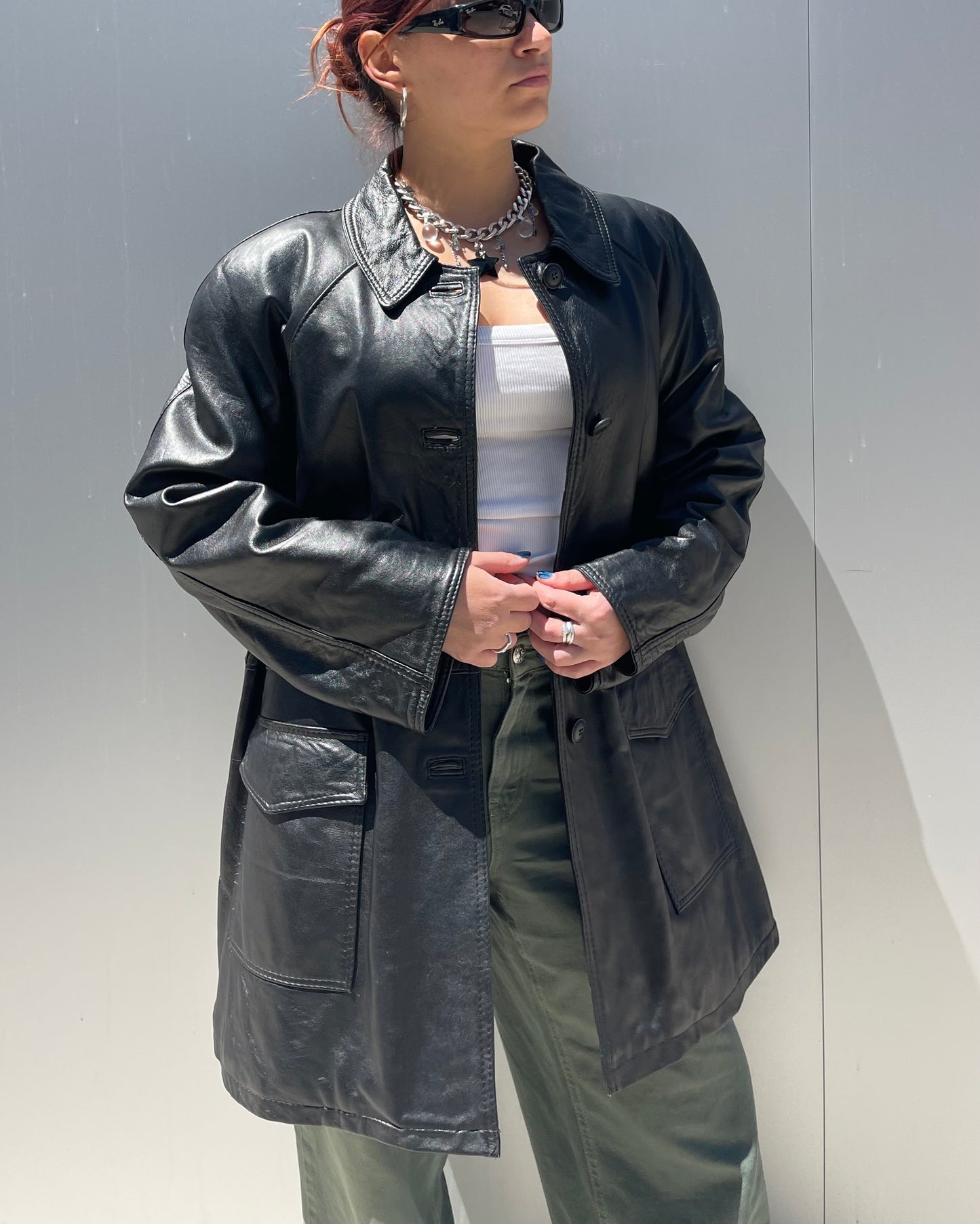 Leather jacket