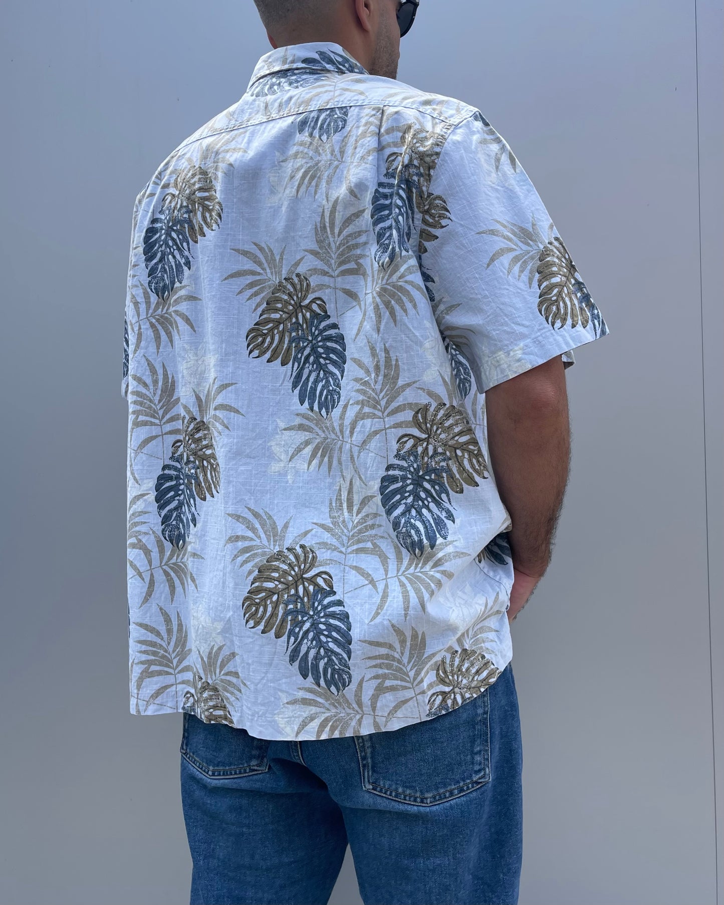 Patterned s/s shirt