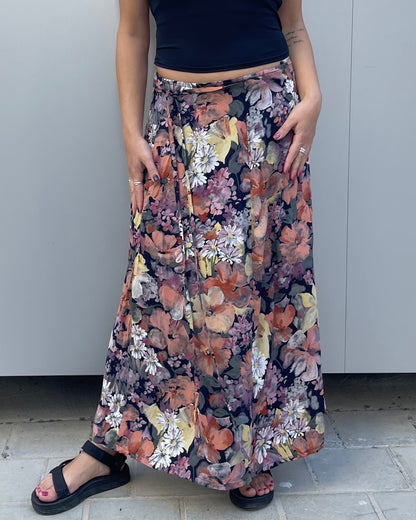 Maxi wrap skirt