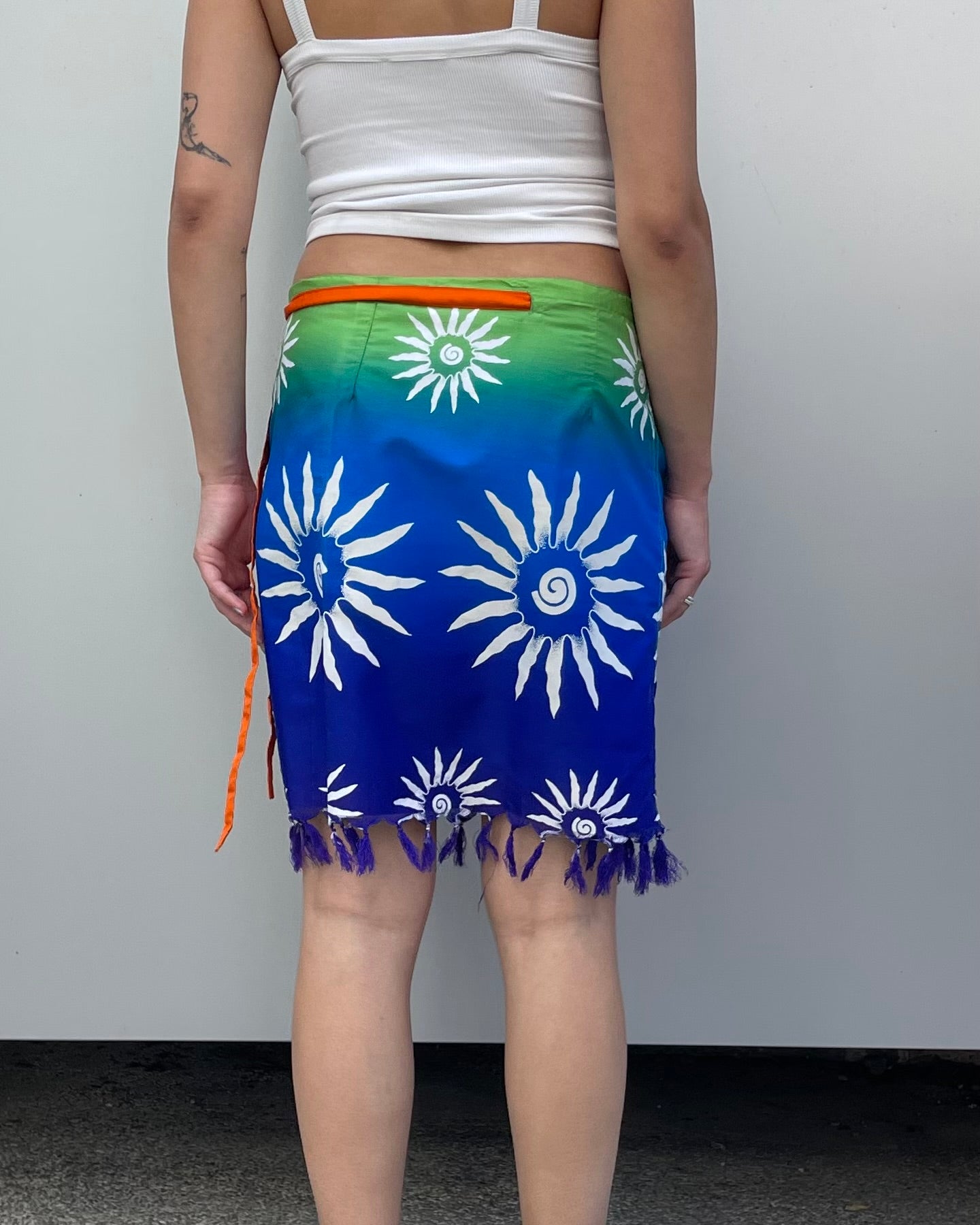 Mini wrap skirt