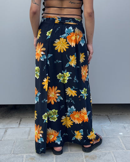 Maxi wrap skirt