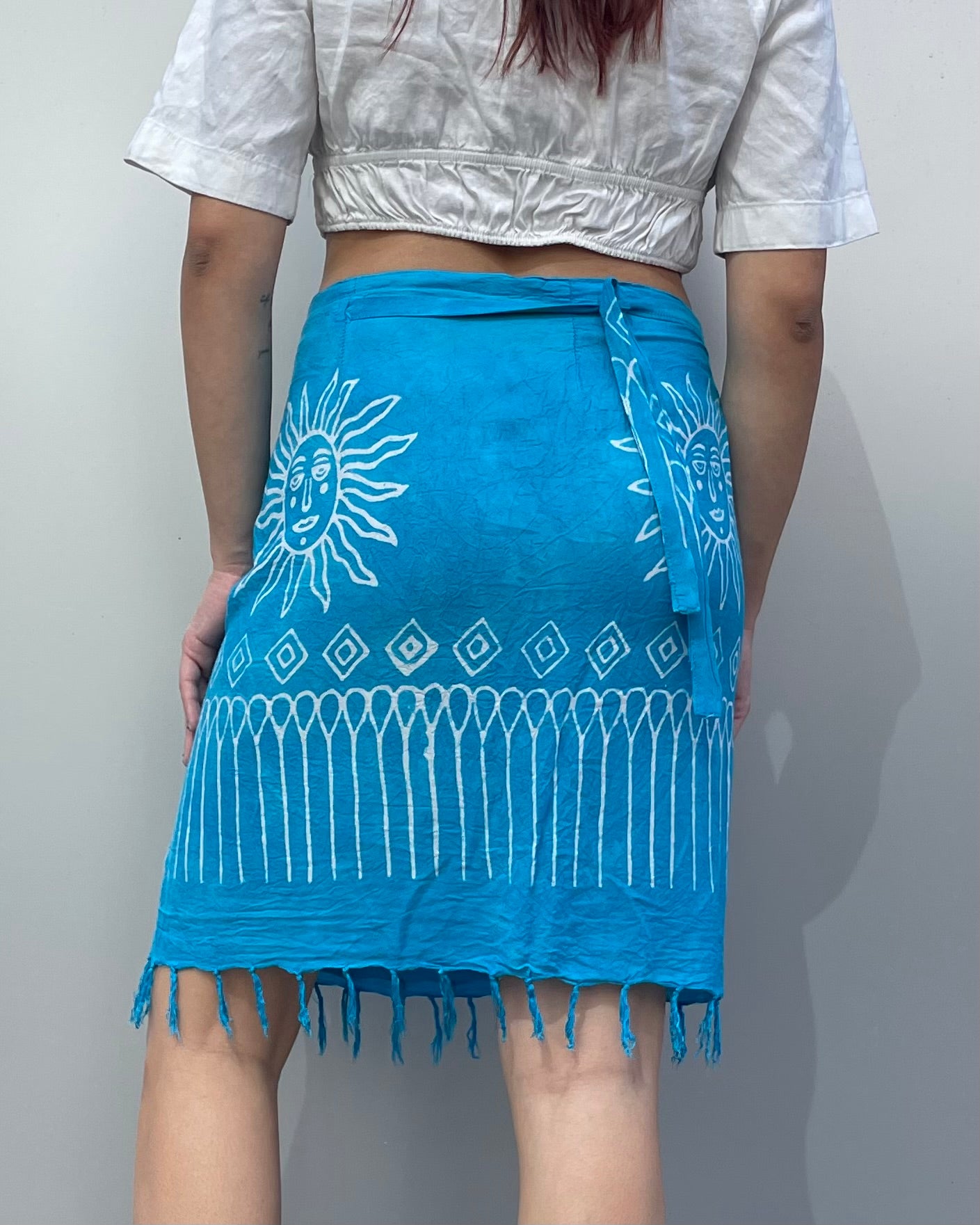 Mini wrap skirt