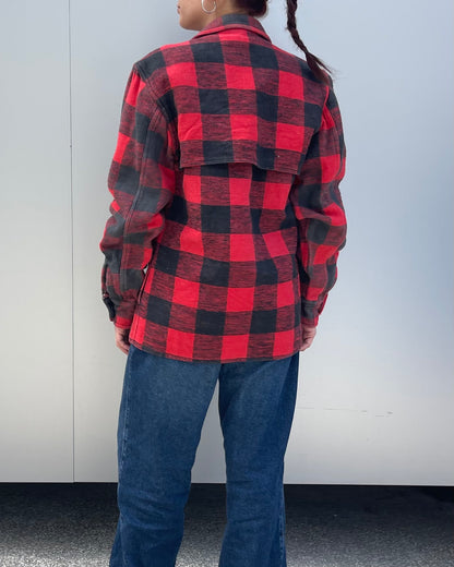 Checked flannel shirt