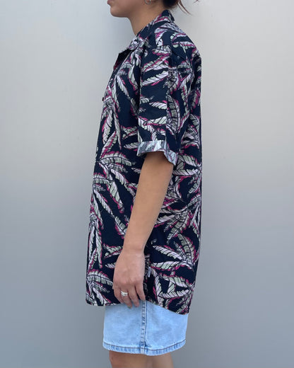 Patterned s/s shirt