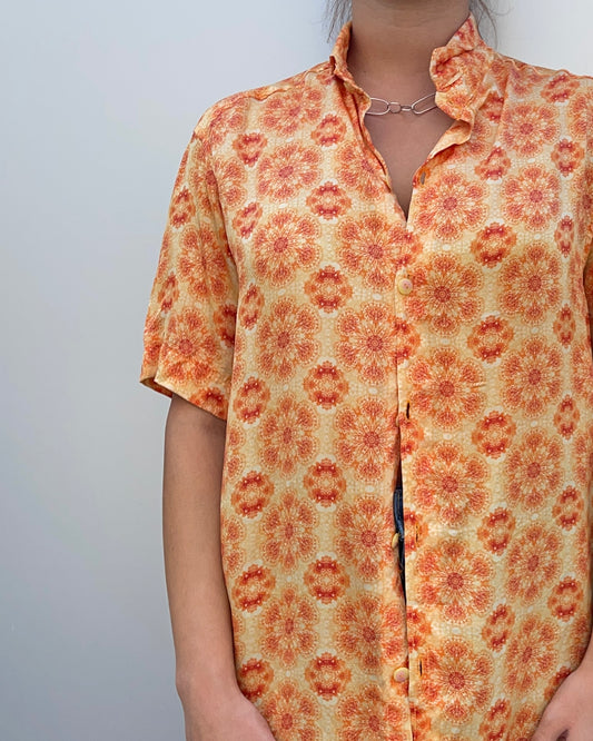 Patterned s/s shirt