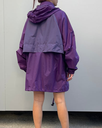 Oversized packable windbreaker