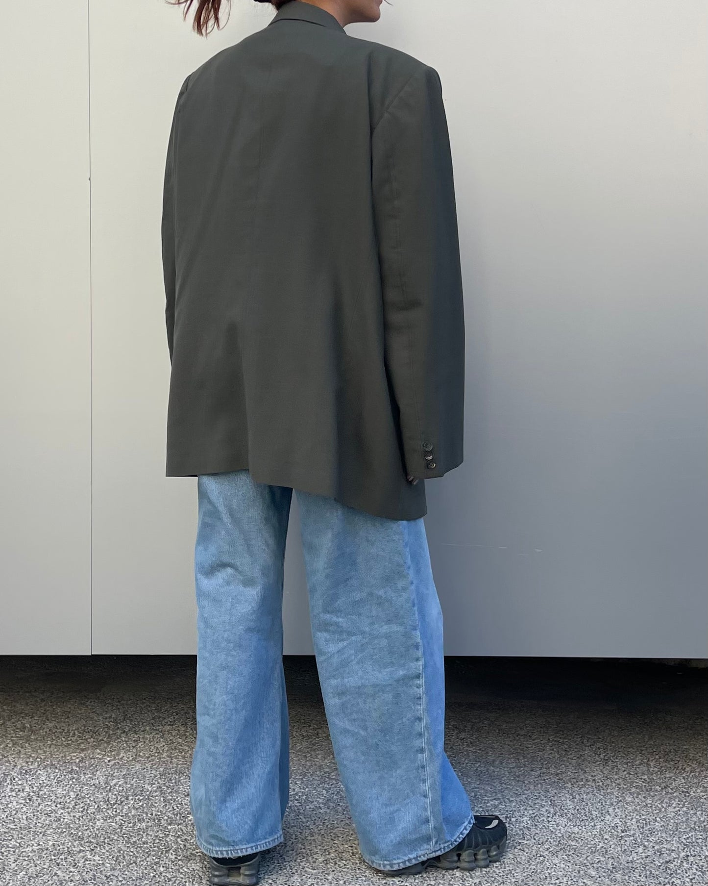 Double breasted overized blazer