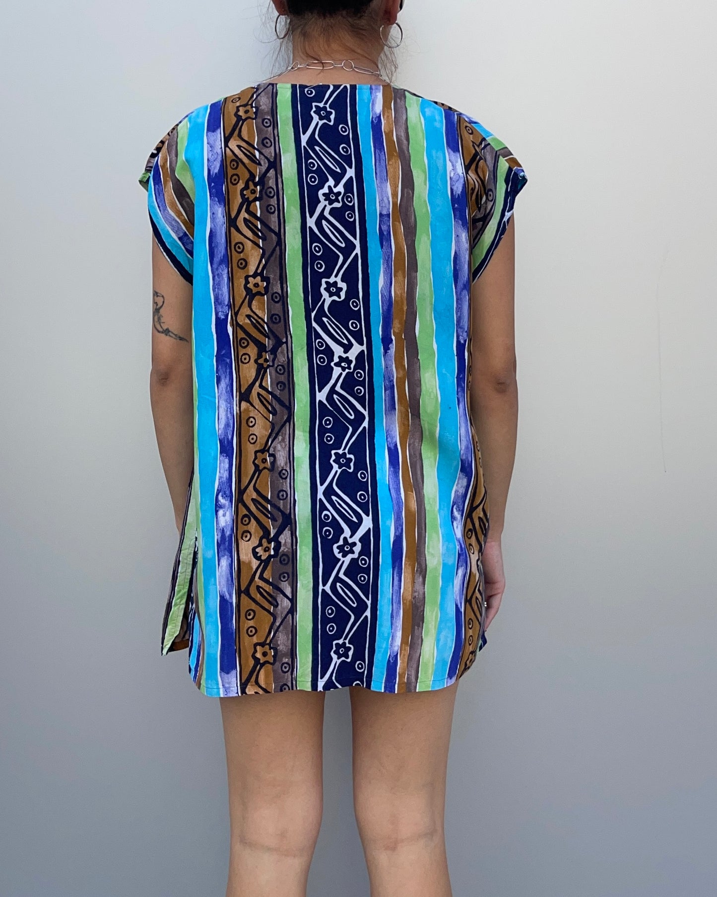 Striped s/s shirt
