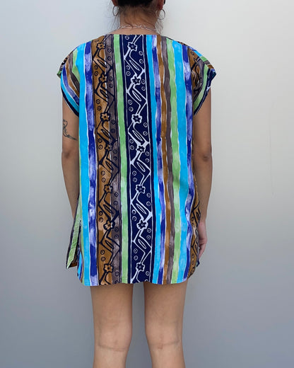 Striped s/s shirt