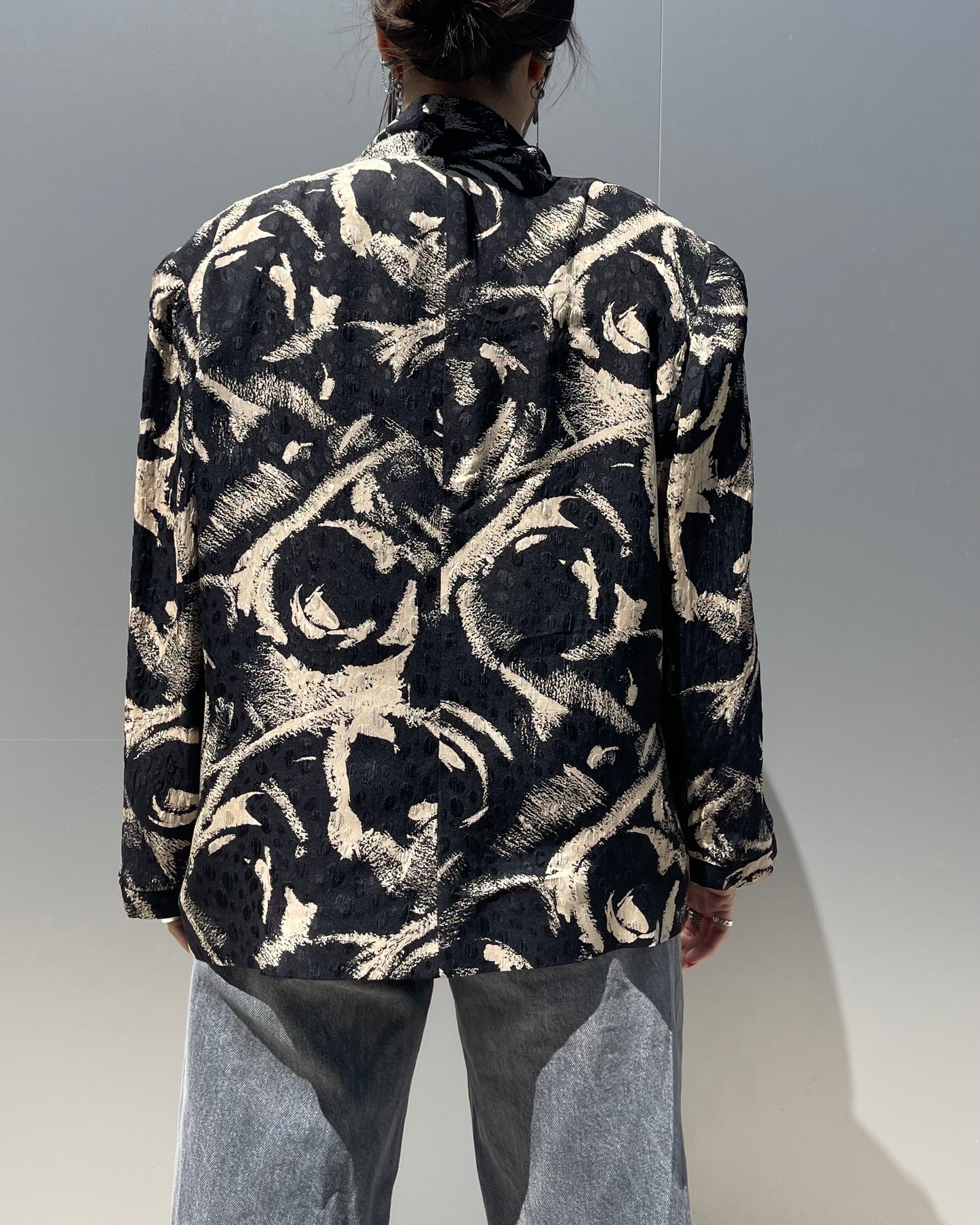 Silk summer blazer