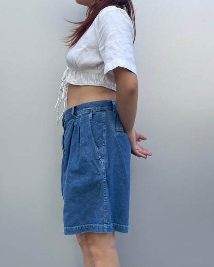 Denim shorts