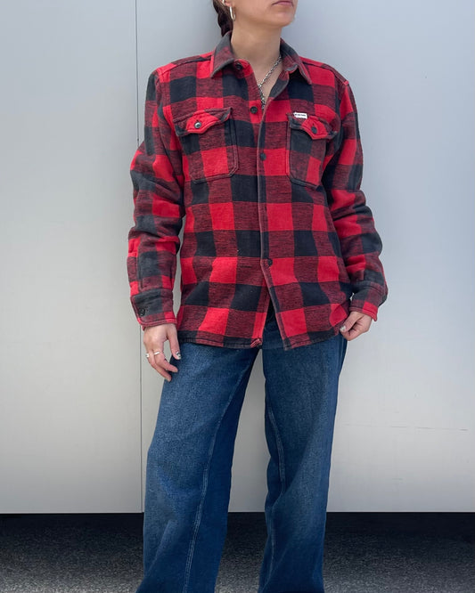 Checked flannel shirt