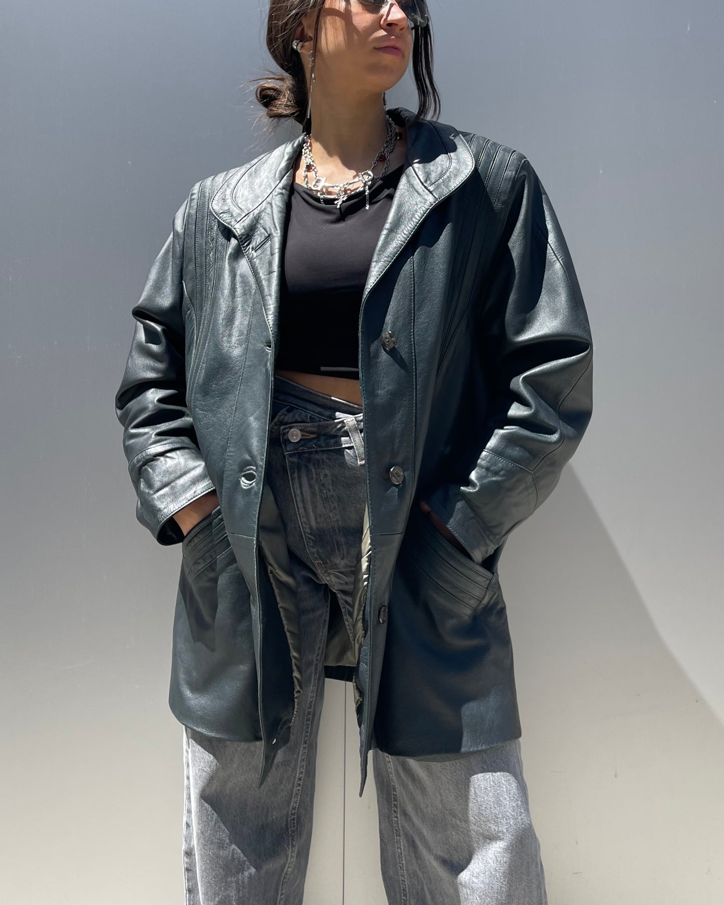 Leather jacket