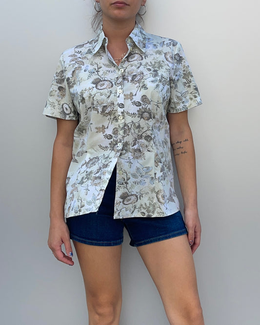 Patterned s/s shirt