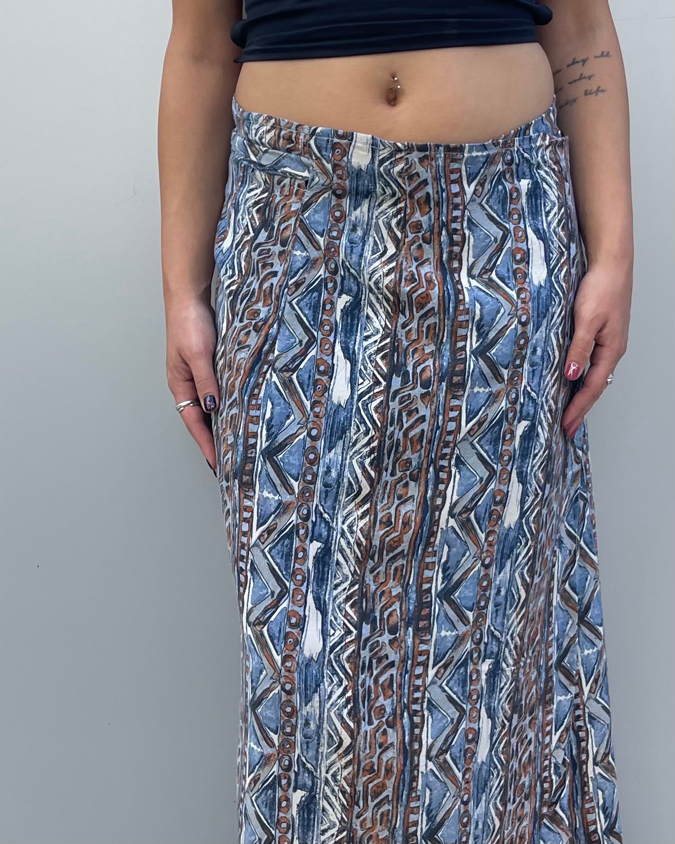 Maxi wrap skirt