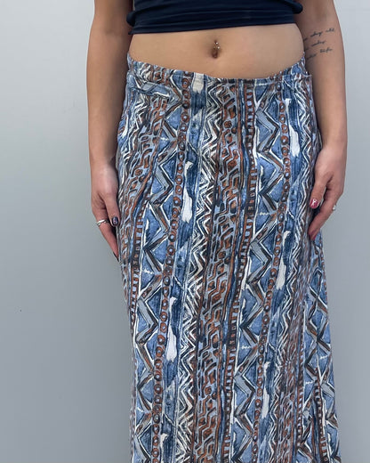 Maxi wrap skirt
