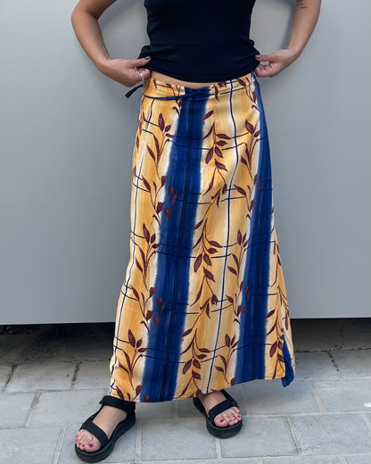 Maxi wrap skirt