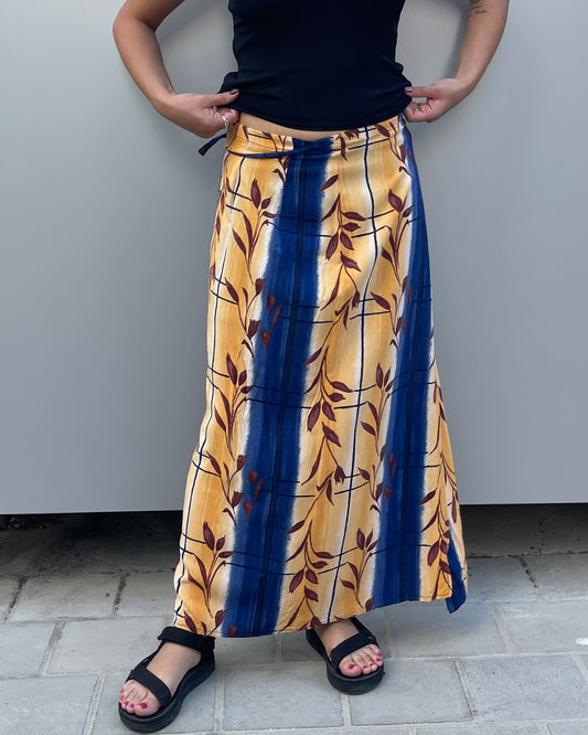 Maxi wrap skirt