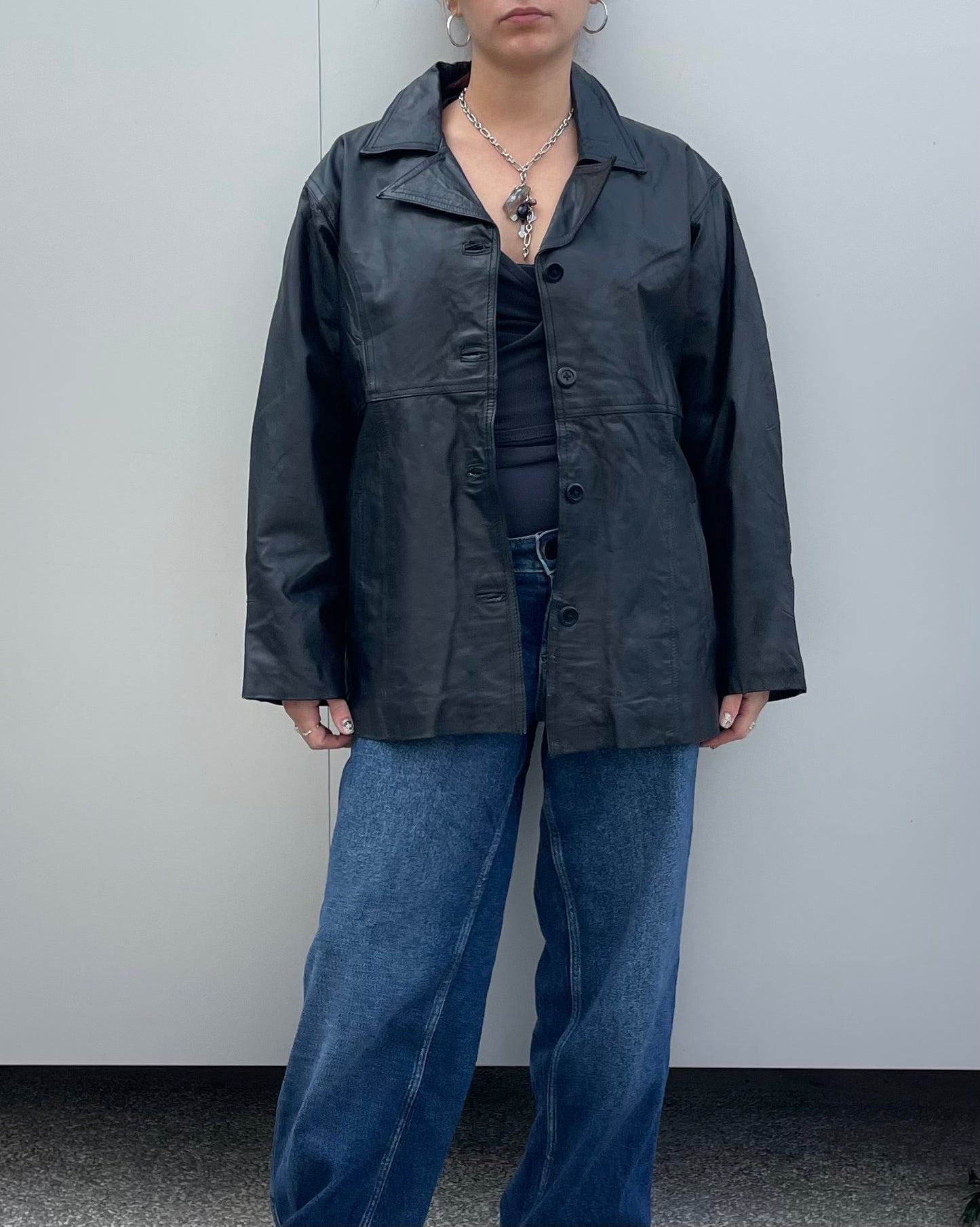 Real leather jacket
