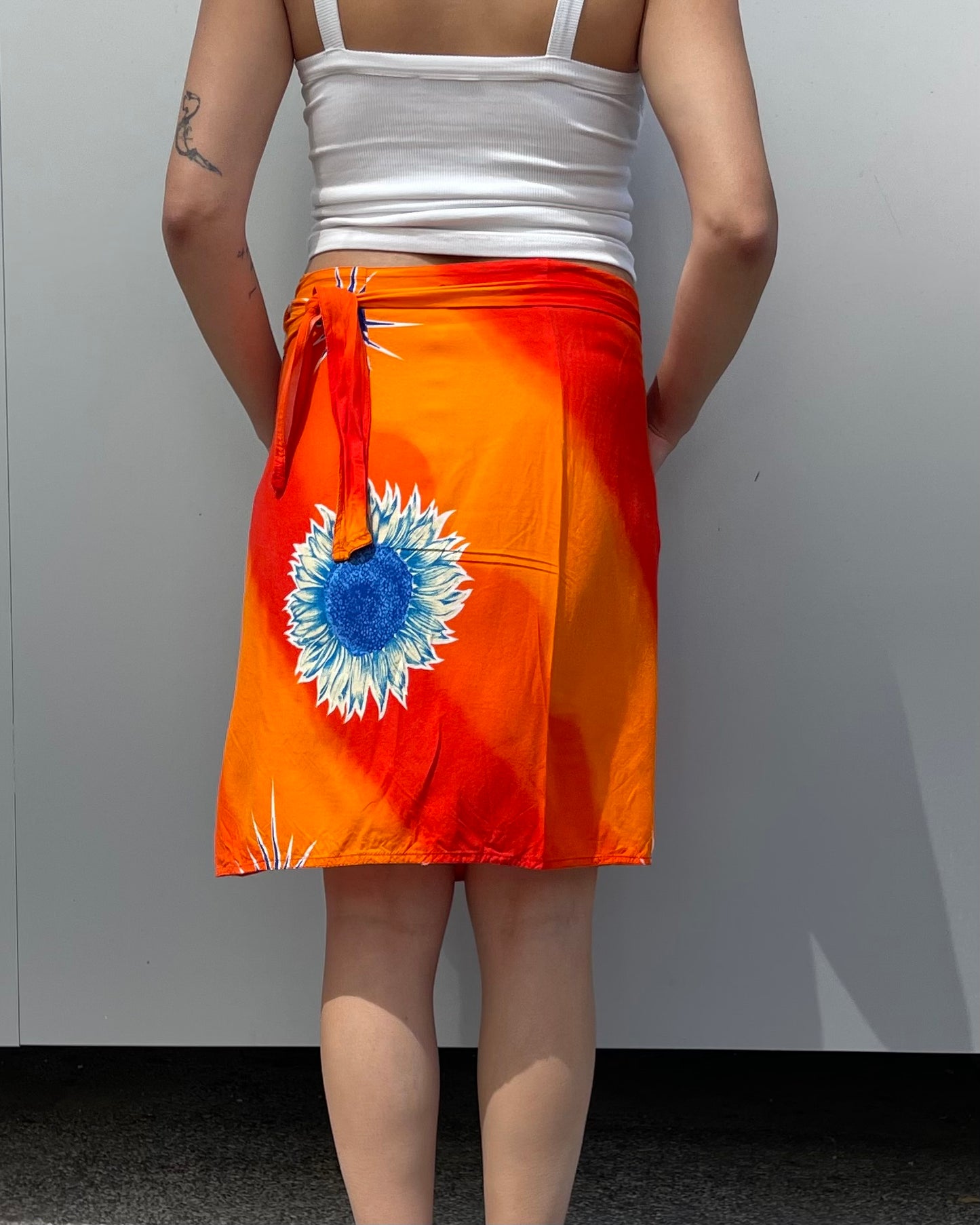 Mini wrap skirt
