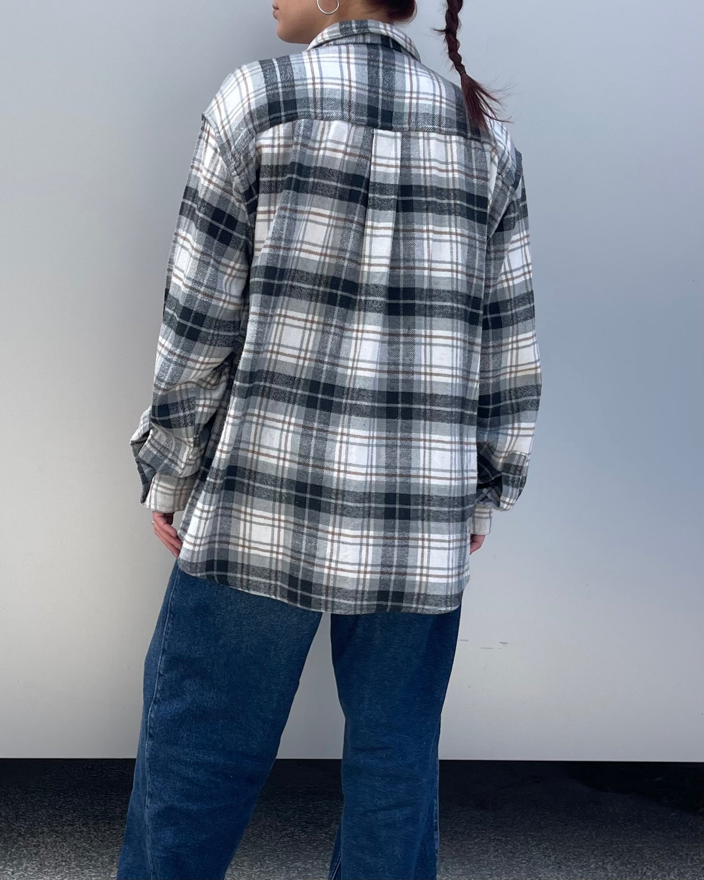Checked flannel shirt