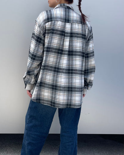 Checked flannel shirt