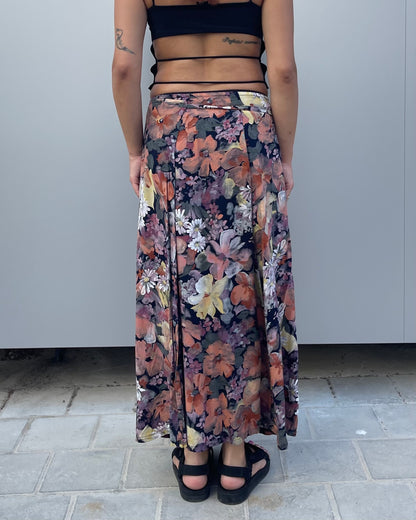 Maxi wrap skirt