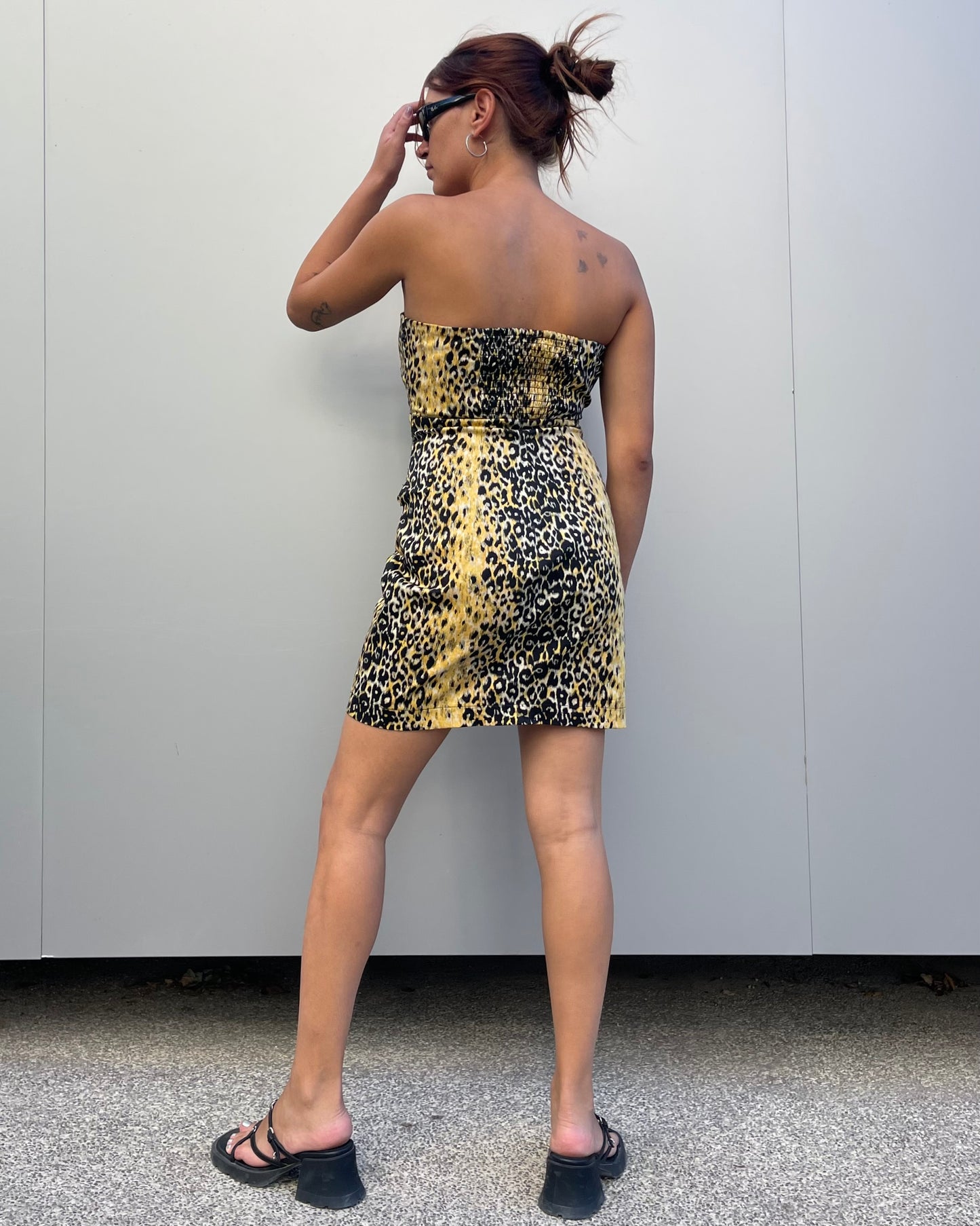 Guess leopard print mini dress