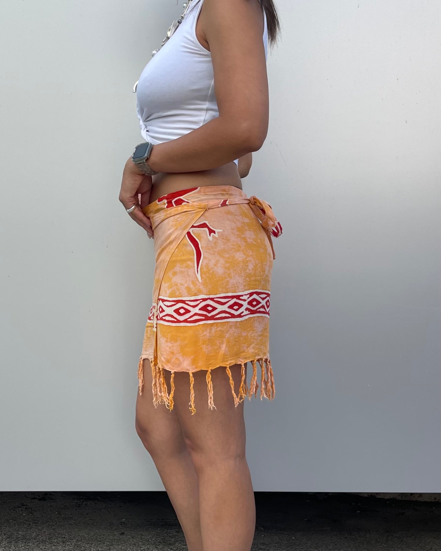 Mini wrap skirt