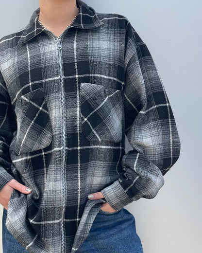 Checked flannel shirt