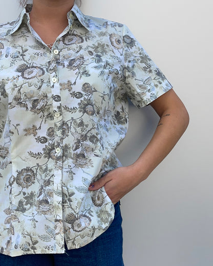 Patterned s/s shirt