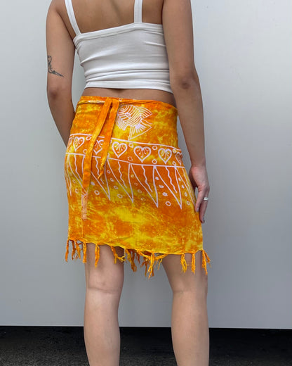 Mini wrap skirt