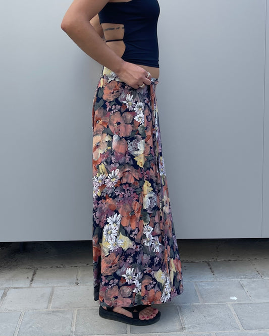 Maxi wrap skirt