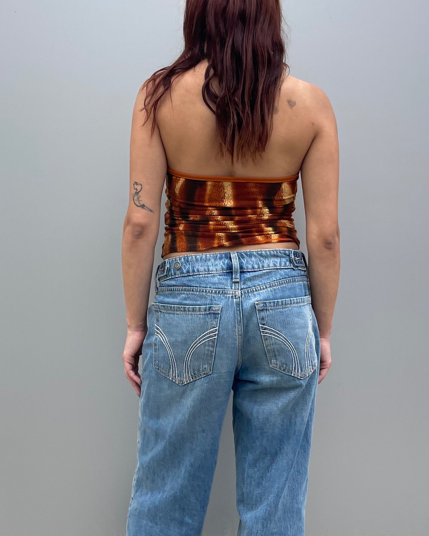 Printed halter top