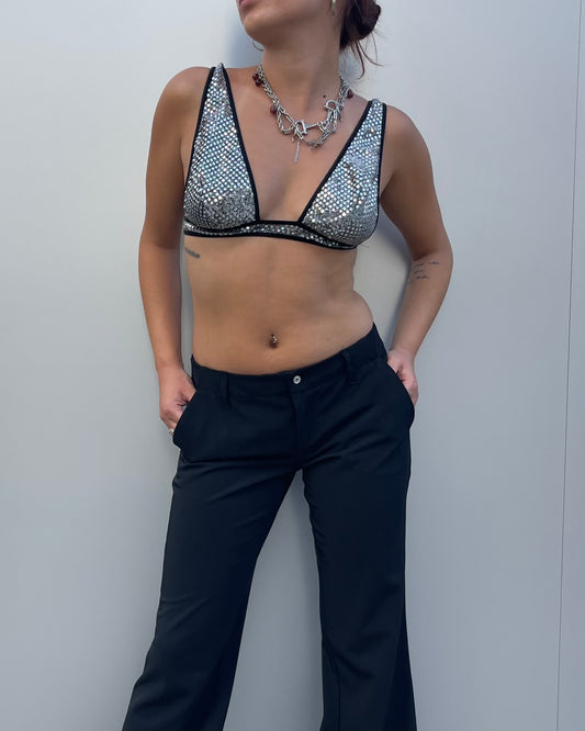 Glitter bralette top