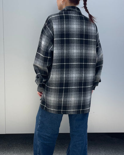 Checked flannel shirt